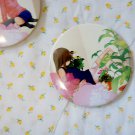 Round hand mirror (flower girl side)
