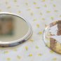 Round hand mirror (Wedding Couple tree)