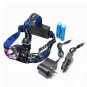 XML T6 LED 1-Bulb 2000LM 3 Modes Waterproof Headlamp Purple & Black (2*1860)