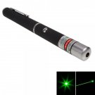 5mW 532nm Mid-open Green Laser Pointer Black Laser Pen Style