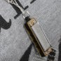 New Cute Swan Mini Harmonica 4 Hole 8 Tone Necklace Silver