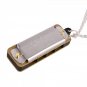 New Cute Swan Mini Harmonica 4 Hole 8 Tone Necklace Silver