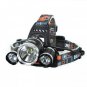 0XML 3*T6 5000LM 4 Modes Single LED Headlamp Black