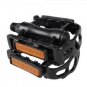 2 Pcs Aluminium Alloy Bicyle Pedals Footrest Black