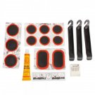 Bike Bicycle Flat Tire Repair Kit Tool Set Kit Patch Rubber Portable Fetal