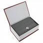 Dictionary Book Cash Money Jewelry Safe Storage Box Security Key Lock Red