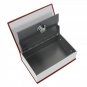 Dictionary Book Cash Money Jewelry Safe Storage Box Security Key Lock Red