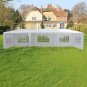 10' x 30' Outdoor Canopy Party Wedding Tent Heavy Duty Gazebo Pavilion White