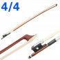 New 4/4 Arbor Horsehair Violin Bow Black Handle