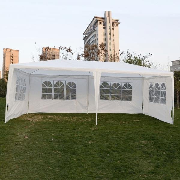 10 x 20 Inch Four Sides Waterproof Foldable Tent White