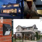12-LED Solar Powered PIR Motion Sensor Light Outdoor Garden Security Wall Light