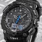 OHSEN Unisex Waterproof Digital LCD Alarm Military Sport Quartz Wrist Watch