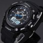 OHSEN Unisex Waterproof Digital LCD Alarm Military Sport Quartz Wrist Watch