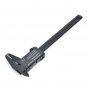 1.6" LCD 150mm Carbon Fiber Digital Caliper Black & Silver Gray