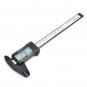 1.6" LCD 150mm Carbon Fiber Digital Caliper Black & Silver Gray