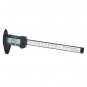 1.6" LCD 150mm Carbon Fiber Digital Caliper Black & Silver Gray