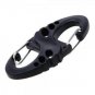 Multi-Functional Portable 8-Shaped Carabiner Clip Hook Black