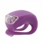 Waterproof Double White LED Light Silicone for Bicycle