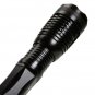 E6 XML T6 1800LM 10W 5 Modes Focus Flashlight Torch Black