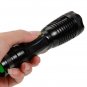 E6 XML T6 1800LM 10W 5 Modes Focus Flashlight Torch Black