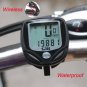 Wireless Bike Computer LED Odometer Speedometer Waterproof Black