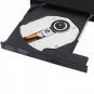 Slim Portable USB 2.0 External Optical DVD CD-RW Burner Writer Drive Black