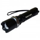 Swat 3 Modes Dimmable Focusing Rechargeable Aluminum Alloy LED Flashlight