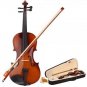 BIG SALE 4/4 Natural Acoustic Violin & Case & Bow & Rosin for Violin Beginner