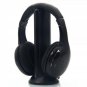 5 in 1 Wireless Headphone Earphone for MP3/MP4 PC TV CD FM Radio Black