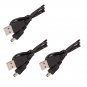 3 pcs 5 Pin Mini USB to USB 2.0 Cable
