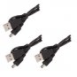 3 pcs 5 Pin Mini USB to USB 2.0 Cable