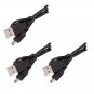 3 pcs 5 Pin Mini USB to USB 2.0 Cable
