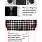 UKB-500-RF Multi-functional 2.4G Wireless Mini Air Mouse Keyboard White + Black