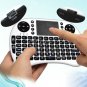 UKB-500-RF Multi-functional 2.4G Wireless Mini Air Mouse Keyboard White + Black