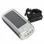 Solar Bicycle Headlight with USB Interface Rechargeable XC990 (3*AAA)