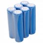 Neutral 18650 3.7V-4.2V 5000mAh Rechargeable Lithium Battery Deep Blue