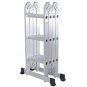 Scaffold Ladder Heavy Duty Giant Aluminum 12.5 ft Multi Purpose Fold Step Extend