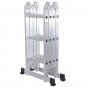 Scaffold Ladder Heavy Duty Giant Aluminum 12.5 ft Multi Purpose Fold Step Extend