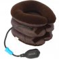 Soft Cervical Vertebra Tractor Massager Three Layers Pain Headache Brown
