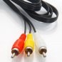 72" Replacement Composite AV Audio Video Cable for PS2 PS3