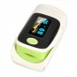 1.1" OLED Screen SPO2 Heart Rate Monitor Fingertip Pulse Oximeter Green & Black
