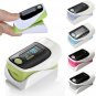 1.1" OLED Screen SPO2 Heart Rate Monitor Fingertip Pulse Oximeter Green & Black
