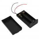 10pcs 2-Comparent AA Cells Battery Holders (3V) Black