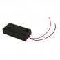 10pcs 2-Comparent AA Cells Battery Holders (3V) Black