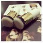 Nylon Hair Wooden Handle Ultra Plush Powder Brush White & Golden