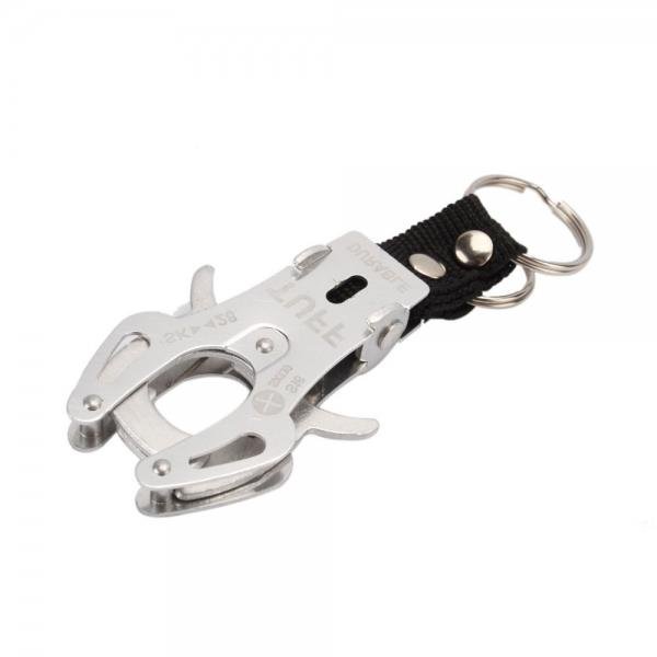 10 PCS Camping Hook Clip Buckle Key Ring Keychain Carabiner(Color Random)