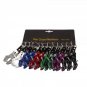 10 PCS Camping Hook Clip Buckle Key Ring Keychain Carabiner(Color Random)