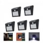 5 Pcs 12-LED Solar Powered PIR Motion Sensor Light Outdoor Garden Wall Light
