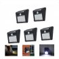 5 Pcs 12-LED Solar Powered PIR Motion Sensor Light Outdoor Garden Wall Light