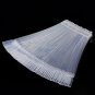 100 Pcs Natural Color False Nail Art Tips Sticks Polish Display Fan Salon Tool